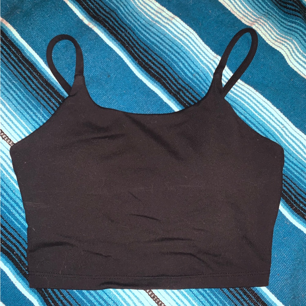 Black crop top